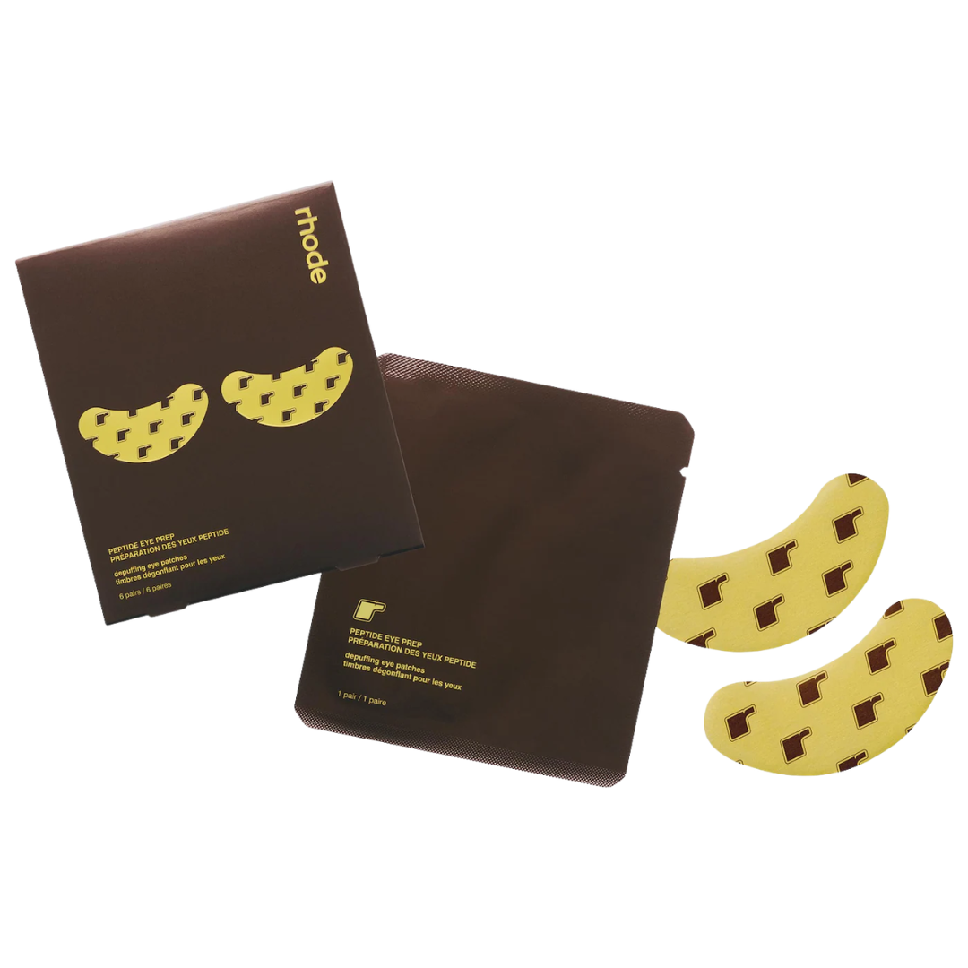 rhode Limited Edition Peptide Eye Prep Depuffing Eye Patches, 6 pack
